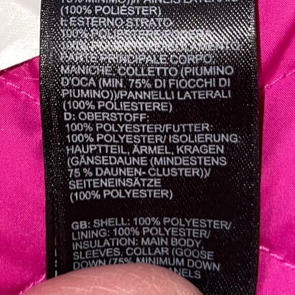 North Face Coat Girls Aconcagua 550 Colorful Down Filled Jacket - Picture 12 of 12